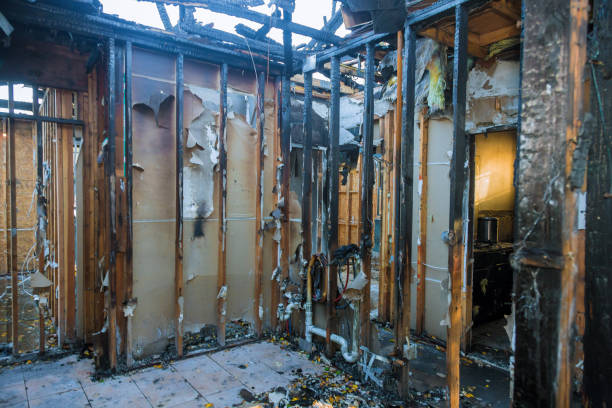 Professional Fire Damage Removal technician working in Tiltonsville, OH